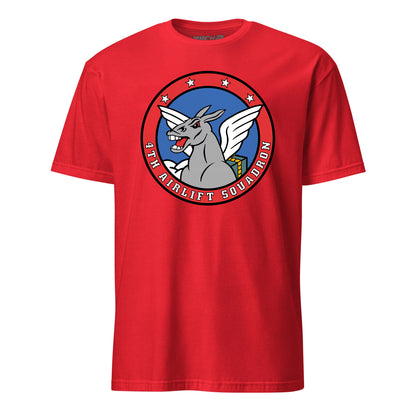 Mach2 Squadron Upload | 4TH AIRLIFT SQUADRON | T-Shirt | Red | MACH-SHORT-SLEEVE-FRONT-RED.jpg