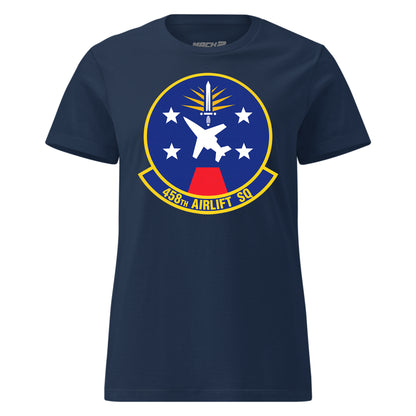 Mach2 Squadron Upload | 458TH AIRLIFT SQUADRON | Womens | Navy | MACH-WOMENS-FRONT-NAVY.jpg