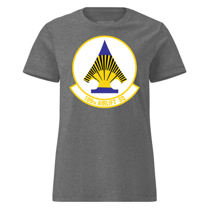Mach2 Squadron Upload | 109TH AIRLIFT SQUADRON | Womens | Charcoal Heather | MACH-WOMENS-FRONT-CHARCOAL.jpg