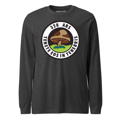 Mach2 Squadron Upload | 328TH AIR REFUELING SQUADRON | Long Sleeve | Charcoal Heather | MACH-LONG-SLEEVE-FRONT-CHARCOAL.jpg