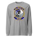 Mach2 Squadron Upload | 89TH AIRLIFT SQUADRON | Long Sleeve | Heather Grey | MACH-LONG-SLEEVE-FRONT-GREY.jpg