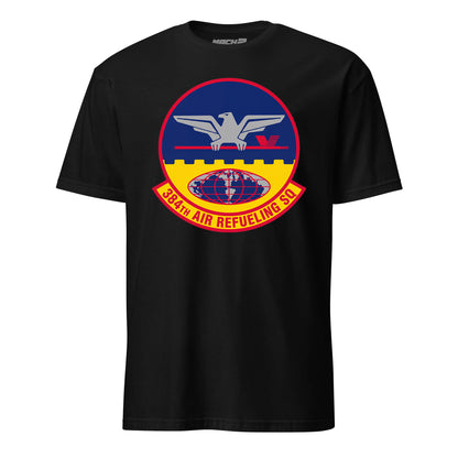 Mach2 Squadron Upload | 384TH AIR REFUELING SQUADRON | T-Shirt | Black | MACH-SHORT-SLEEVE-FRONT-BLACK.jpg