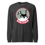 Mach2 Squadron Upload | 41ST AIRLIFT SQUADRON | Long Sleeve | Charcoal Heather | MACH-LONG-SLEEVE-FRONT-CHARCOAL.jpg