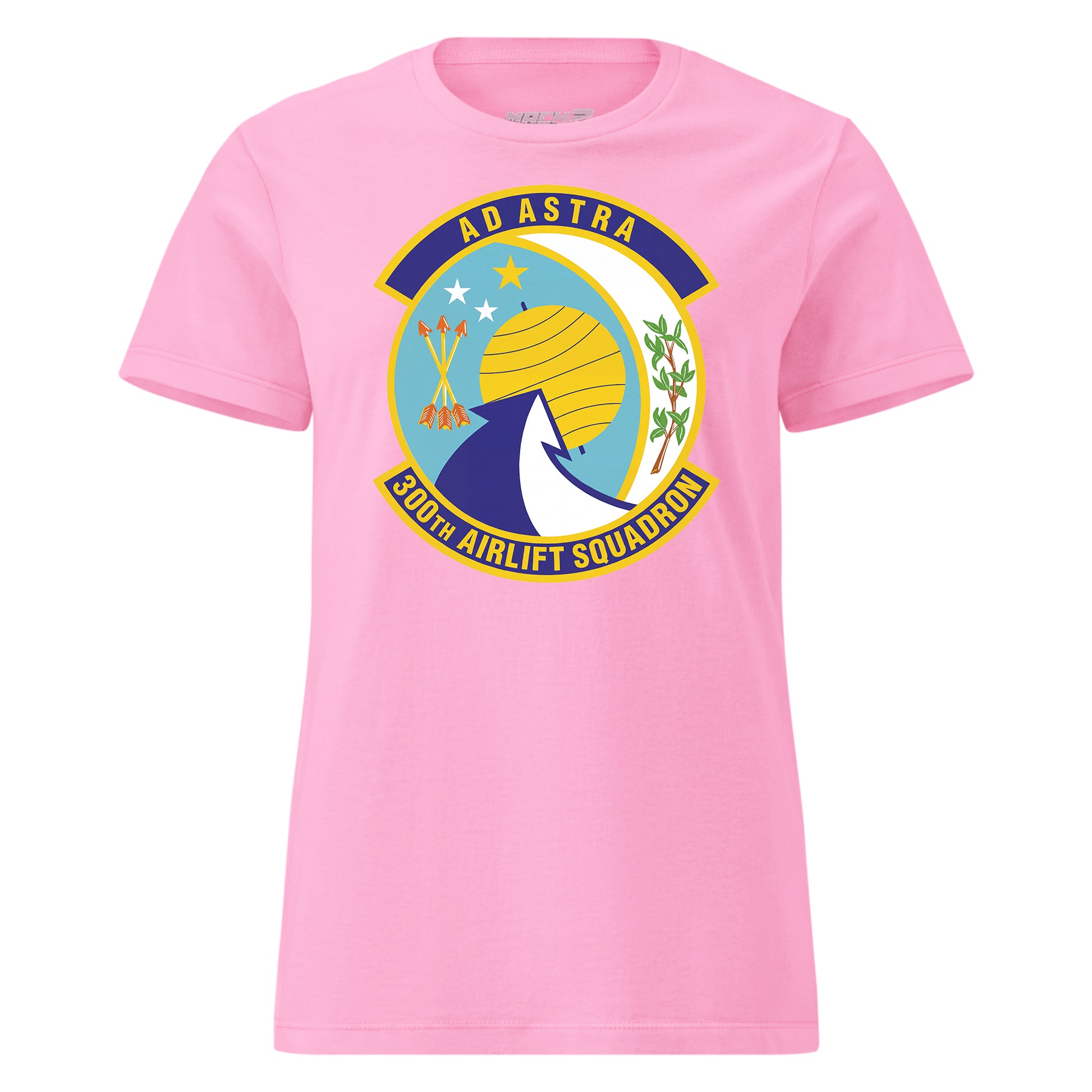 Mach2 Squadron Upload | 300TH AIRLIFT SQUADRON | Womens | Pink | MACH-WOMENS-FRONT-PINK.jpg