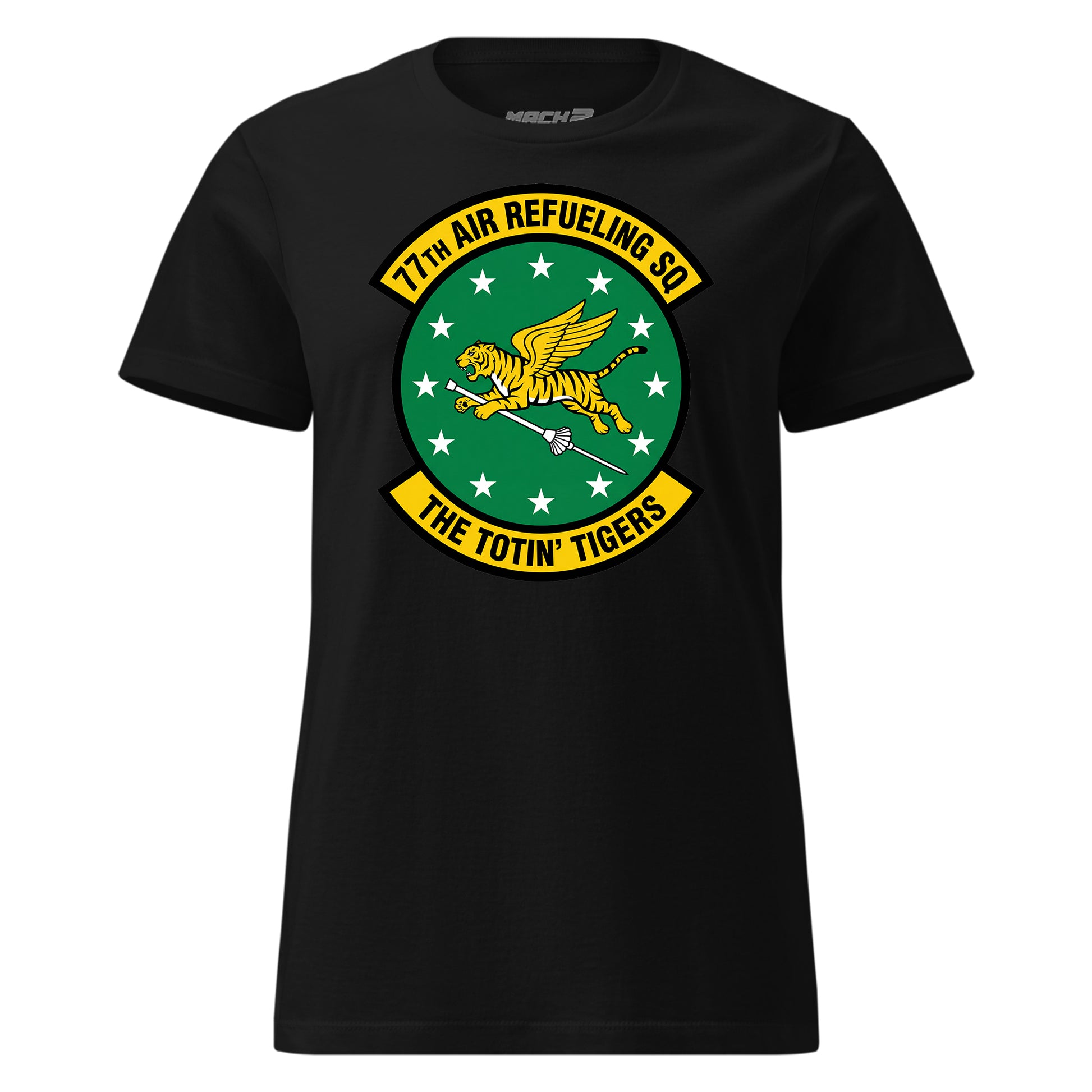 Mach2 Squadron Upload | 77TH AIR REFUELING SQUADRON | Womens | Black | MACH-WOMENS-FRONT-BLACK.jpg