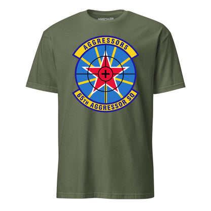 Mach2 Squadron Upload | 65TH AGGRESSOR SQUADRON | T-Shirt | OD Green | MACH-SHORT-SLEEVE-FRONT-OD.jpg