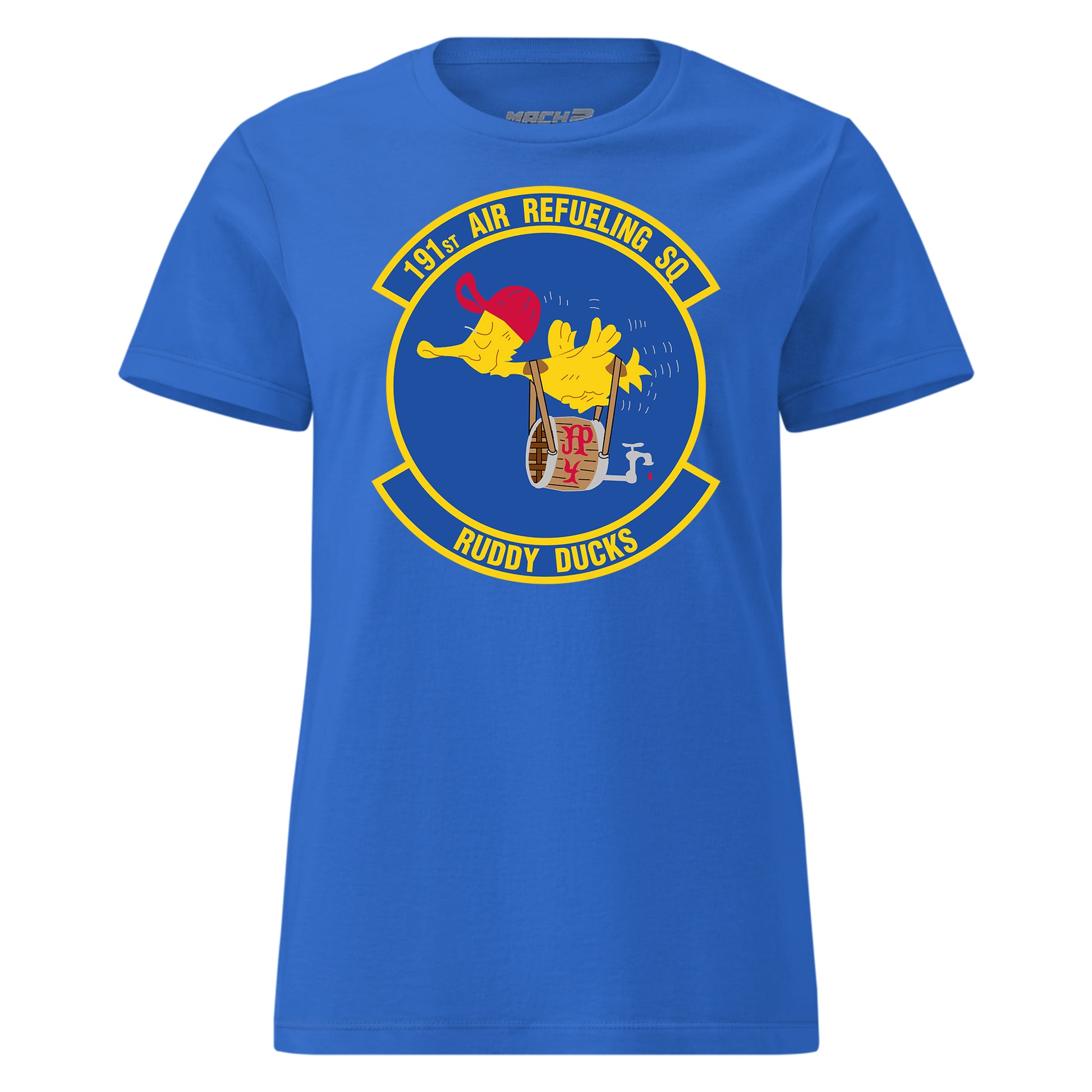Mach2 Squadron Upload | 191ST AIR REFUELING SQUADRON | Womens | Royal | MACH-WOMENS-FRONT-ROYAL.jpg