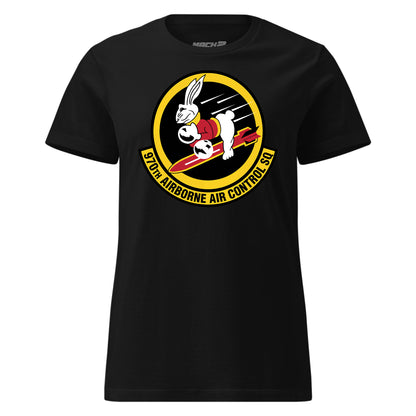 Mach2 Squadron Upload | 970TH AIRBORNE AIR CONTROL SQUADRON | Womens | Black | MACH-WOMENS-FRONT-BLACK.jpg
