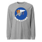 Mach2 Squadron Upload | 132ND AIR REFUELING SQUADRON | Long Sleeve | Heather Grey | MACH-LONG-SLEEVE-FRONT-GREY.jpg