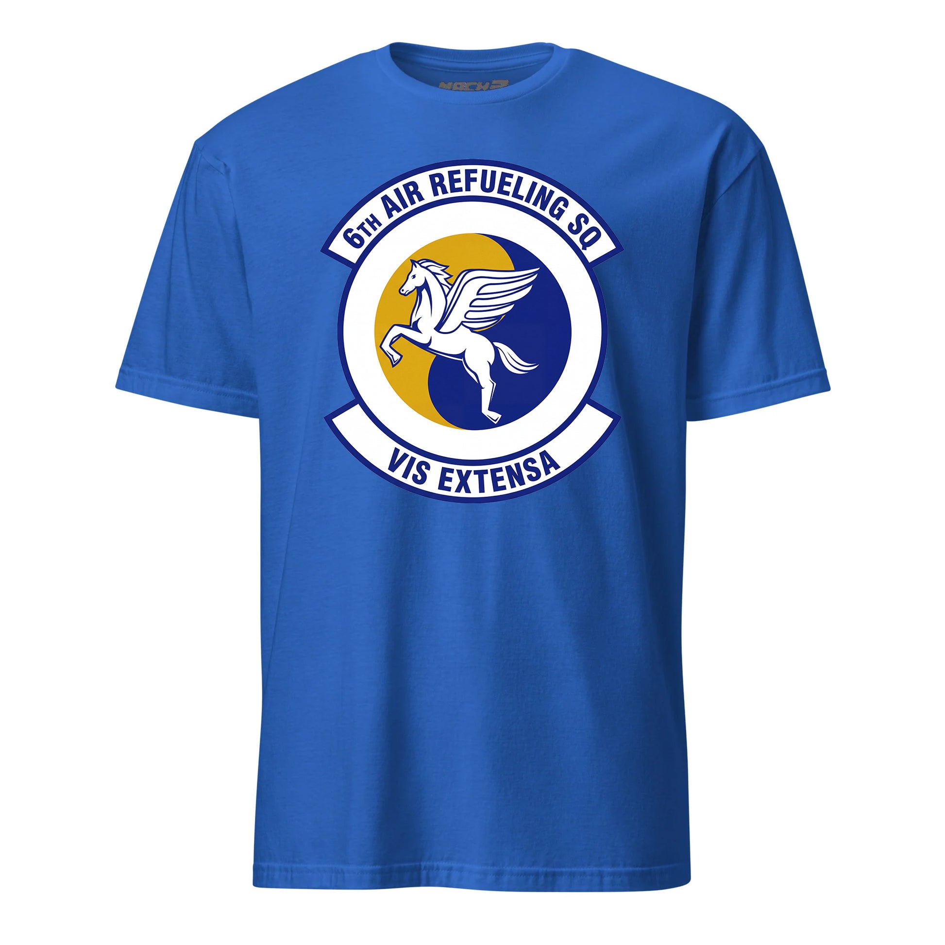 Mach2 Squadron Upload | 6TH AIR REFUELING SQUADRON | T-Shirt | Royal | MACH-SHORT-SLEEVE-FRONT-ROYAL.jpg