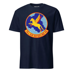 Mach2 Squadron Upload | 76TH AIR REFUELING SQUADRON | T-Shirt | Navy | MACH-SHORT-SLEEVE-FRONT-NAVY.jpg