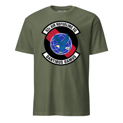 Mach2 Squadron Upload | 92ND AIR REFUELING SQUADRON | T-Shirt | OD Green | MACH-SHORT-SLEEVE-FRONT-OD.jpg