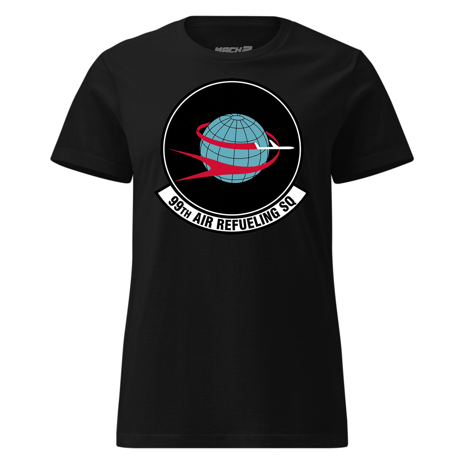 Mach2 Squadron Upload | 99TH AIR REFUELING SQUADRON | Womens | Black | MACH-WOMENS-FRONT-BLACK.jpg
