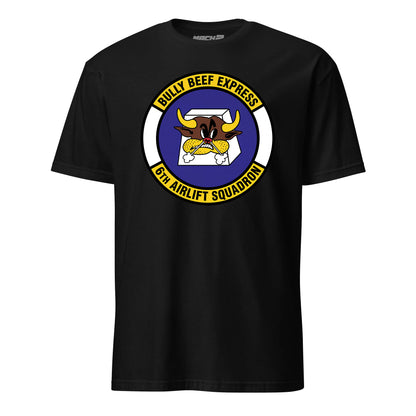 Mach2 Squadron Upload | 6TH AIRLIFT SQUADRON | T-Shirt | Black | MACH-SHORT-SLEEVE-FRONT-BLACK.jpg