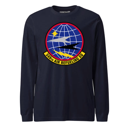 Mach2 Squadron Upload | 349TH AIR REFUELING SQUADRON | Long Sleeve | Navy | MACH-LONG-SLEEVE-FRONT-NAVY.jpg