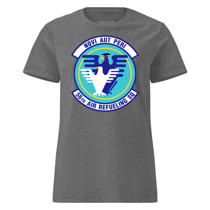 Mach2 Squadron Upload | 56TH AIR REFUELING SQUADRON | Womens | Charcoal Heather | MACH-WOMENS-FRONT-CHARCOAL.jpg