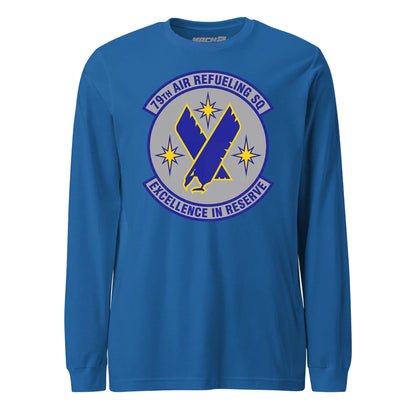 Mach2 Squadron Upload | 79TH AIR REFUELING SQUADRON | Long Sleeve | Royal | MACH-LONG-SLEEVE-FRONT-ROYAL.jpg