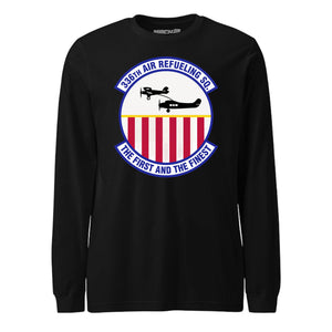 Mach2 Squadron Upload | 336TH AIR REFUELING SQUADRON | Long Sleeve | Black | MACH-LONG-SLEEVE-FRONT-BLACK.jpg