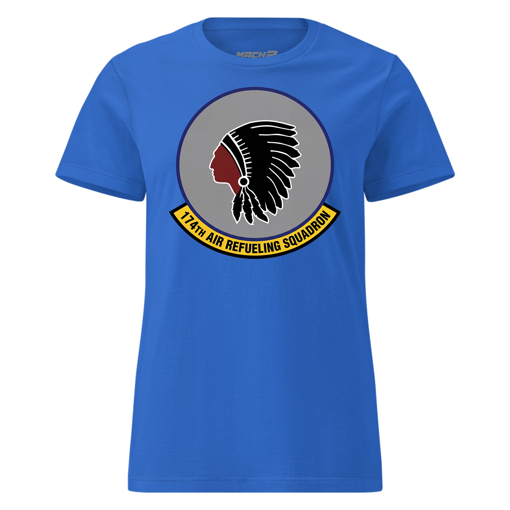 Mach2 Squadron Upload | 174TH AIR REFUELING SQUADRON | Womens | Royal | MACH-WOMENS-FRONT-ROYAL.jpg