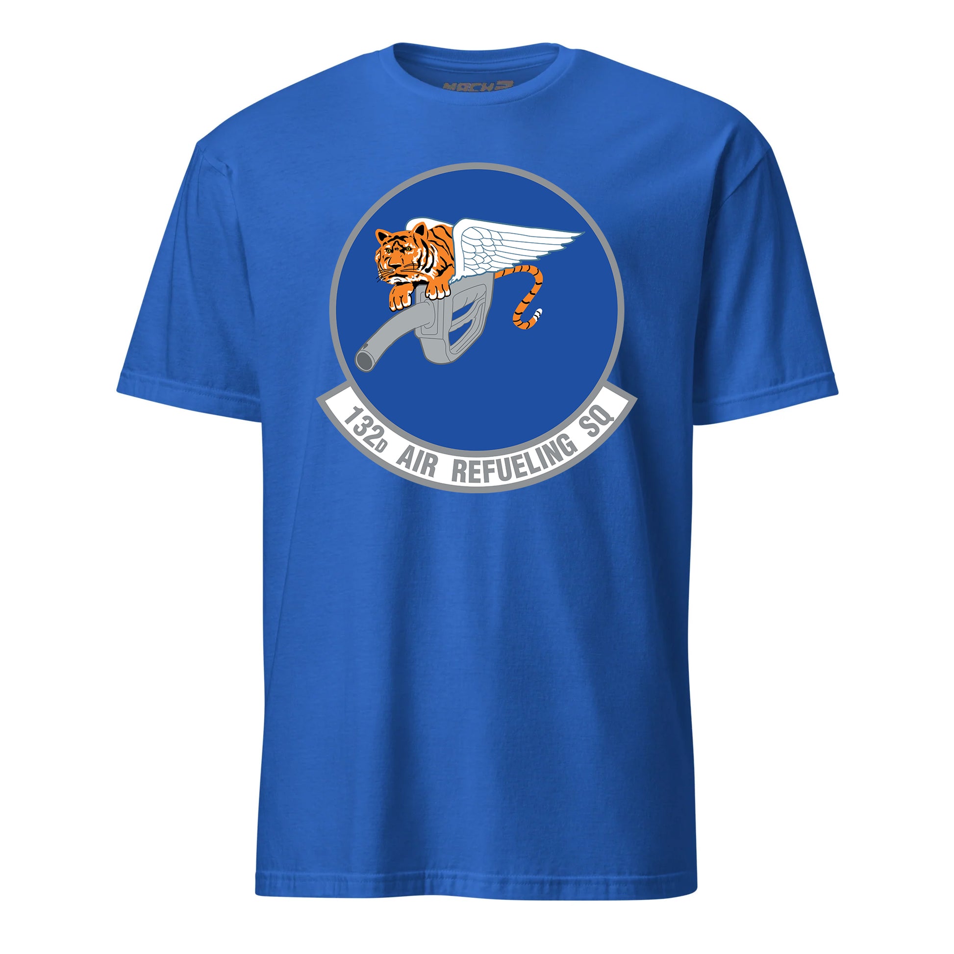Mach2 Squadron Upload | 132ND AIR REFUELING SQUADRON | T-Shirt | Royal | MACH-SHORT-SLEEVE-FRONT-ROYAL.jpg
