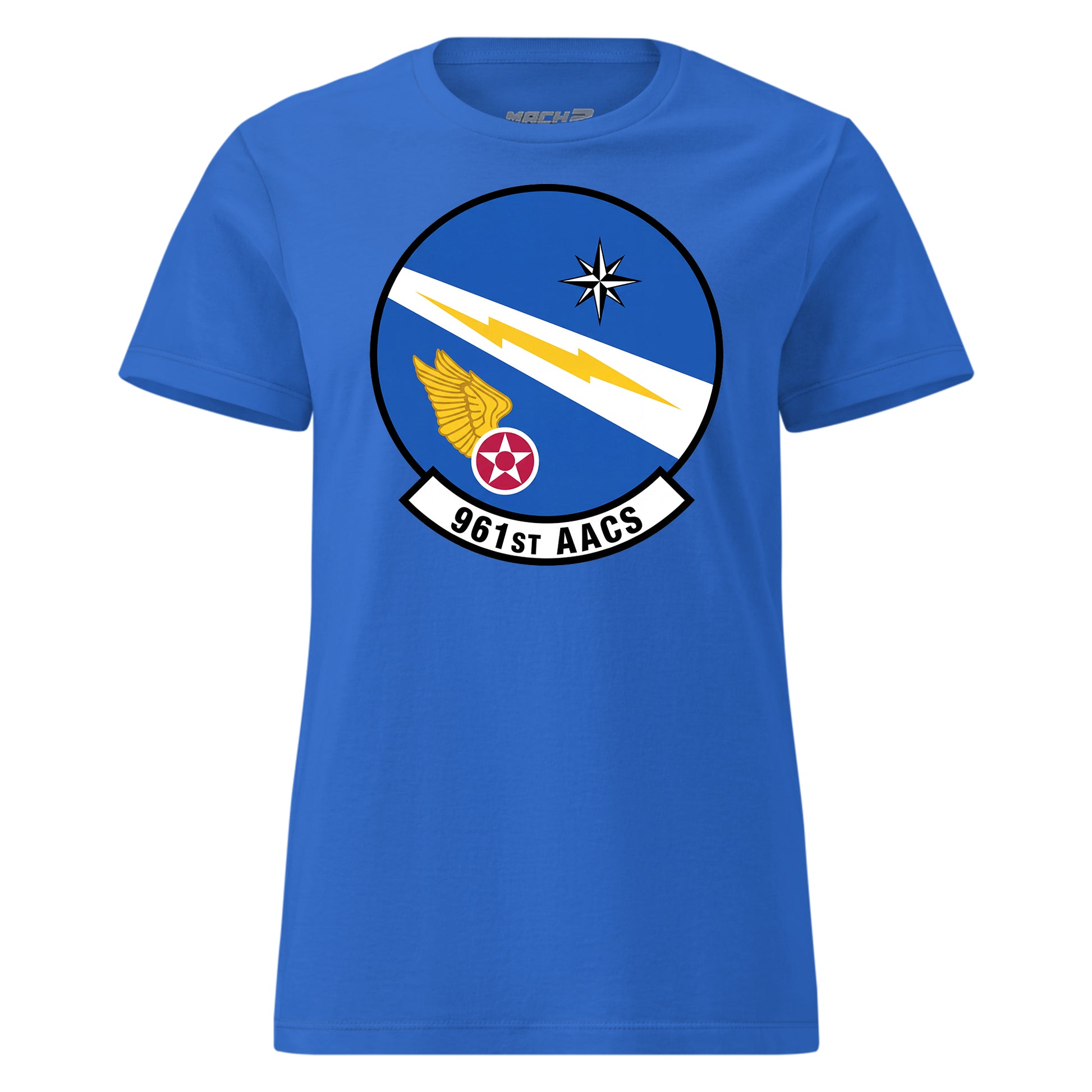 Mach2 Squadron Upload | 961ST AIRBORNE AIR CONTROL SQUADRON | Womens | Royal | MACH-WOMENS-FRONT-ROYAL.jpg