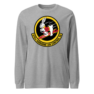 Mach2 Squadron Upload | 970TH AIRBORNE AIR CONTROL SQUADRON | Long Sleeve | Heather Grey | MACH-LONG-SLEEVE-FRONT-GREY.jpg
