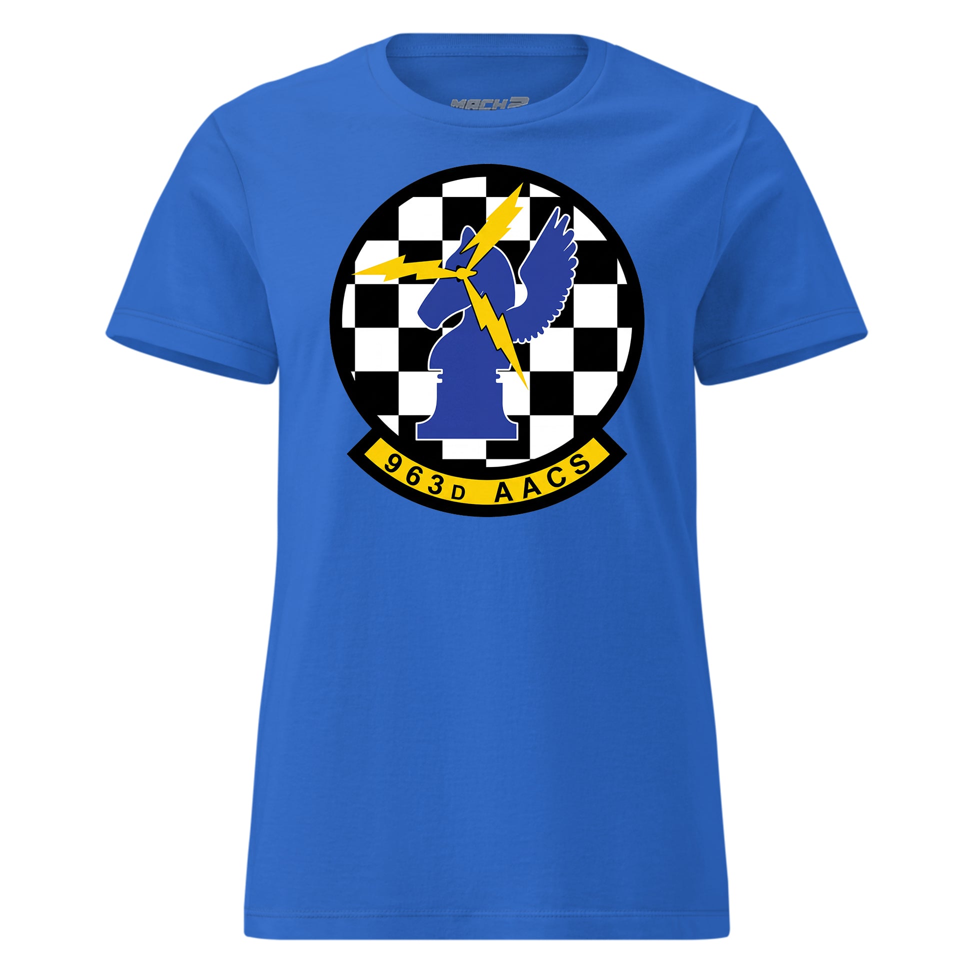 Mach2 Squadron Upload | 963RD AIRBORNE AIR CONTROL SQUADRON | Womens | Royal | MACH-WOMENS-FRONT-ROYAL.jpg