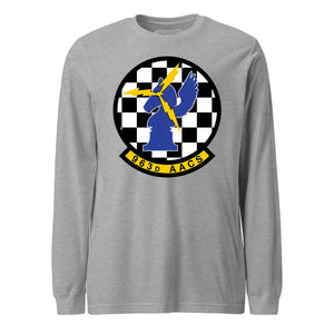 Mach2 Squadron Upload | 963RD AIRBORNE AIR CONTROL SQUADRON | Long Sleeve | Heather Grey | MACH-LONG-SLEEVE-FRONT-GREY.jpg