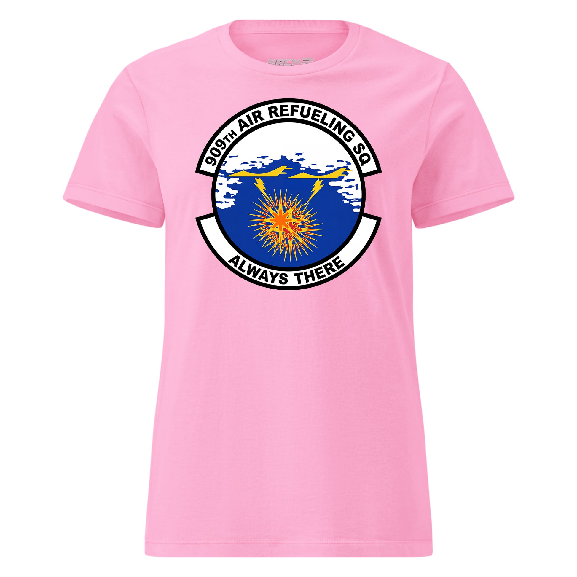 Mach2 Squadron Upload | 909TH AIR REFUELING SQUADRON | Womens | Pink | MACH-WOMENS-FRONT-PINK.jpg