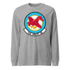 143rd Airlift Squadron Long Sleeve T-Shirt - Heather Grey