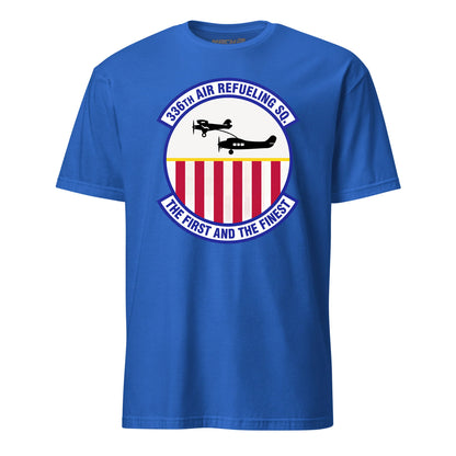 Mach2 Squadron Upload | 336TH AIR REFUELING SQUADRON | T-Shirt | Royal | MACH-SHORT-SLEEVE-FRONT-ROYAL.jpg