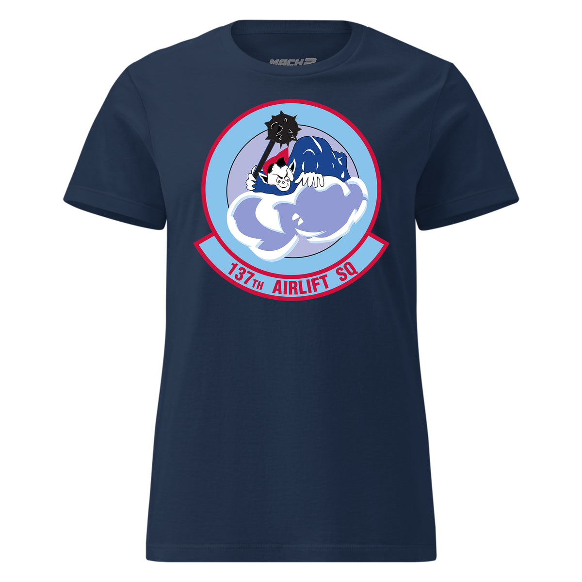 Mach2 Squadron Upload | 137TH AIRLIFT SQUADRON | Womens | Navy | MACH-WOMENS-FRONT-NAVY.jpg