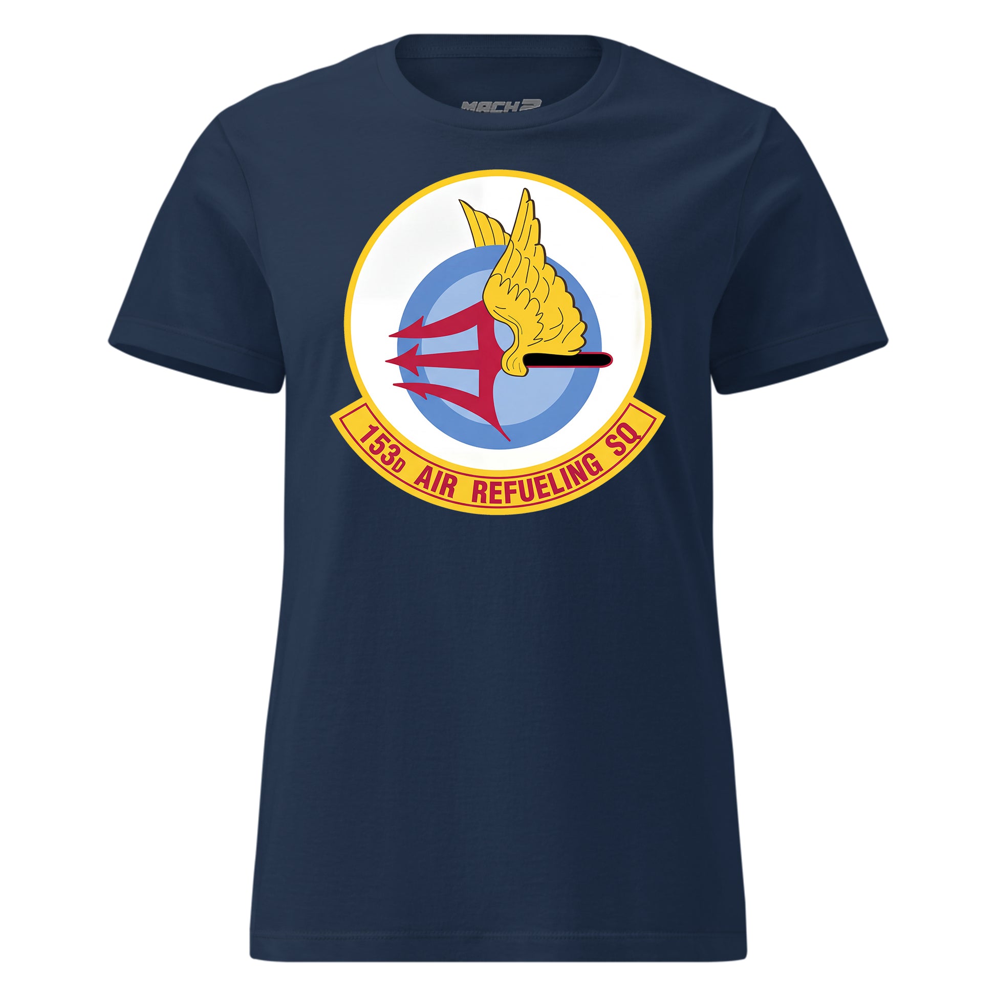 Mach2 Squadron Upload | 153RD AIR REFUELING SQUADRON | Womens | Navy | MACH-WOMENS-FRONT-NAVY.jpg