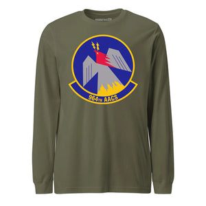 Mach2 Squadron Upload | 964TH AIRBORNE AIR CONTROL SQUADRON | Long Sleeve | OD Green | MACH-LONG-SLEEVE-FRONT-OD.jpg