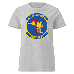 Mach2 Squadron Upload | 191ST AIR REFUELING SQUADRON | Womens | Heather Grey | MACH-WOMENS-FRONT-GREY.jpg