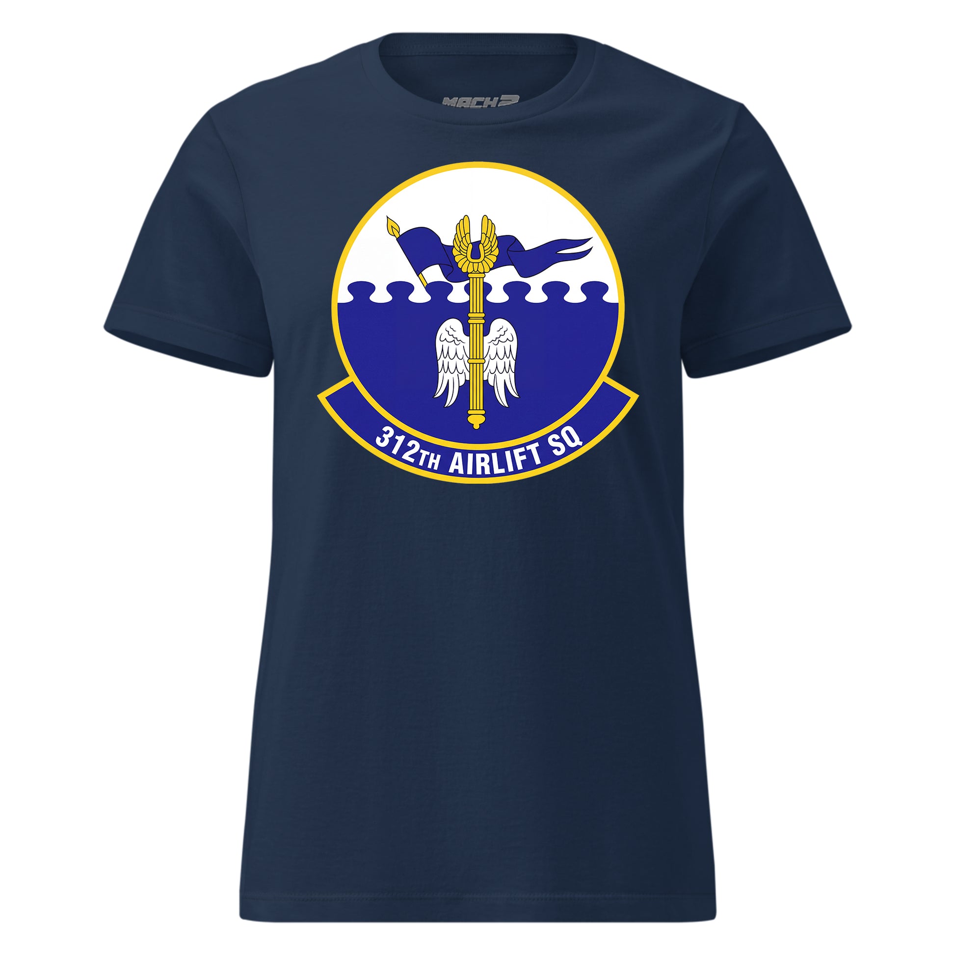 Mach2 Squadron Upload | 312TH AIRLIFT SQUADRON | Womens | Navy | MACH-WOMENS-FRONT-NAVY.jpg