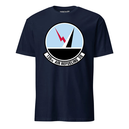 Mach2 Squadron Upload | 126TH AIR REFUELING SQUADRON | T-Shirt | Navy | MACH-SHORT-SLEEVE-FRONT-NAVY.jpg