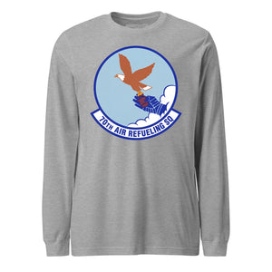 Mach2 Squadron Upload | 70TH AIR REFUELING SQUADRON | Long Sleeve | Heather Grey | MACH-LONG-SLEEVE-FRONT-GREY.jpg