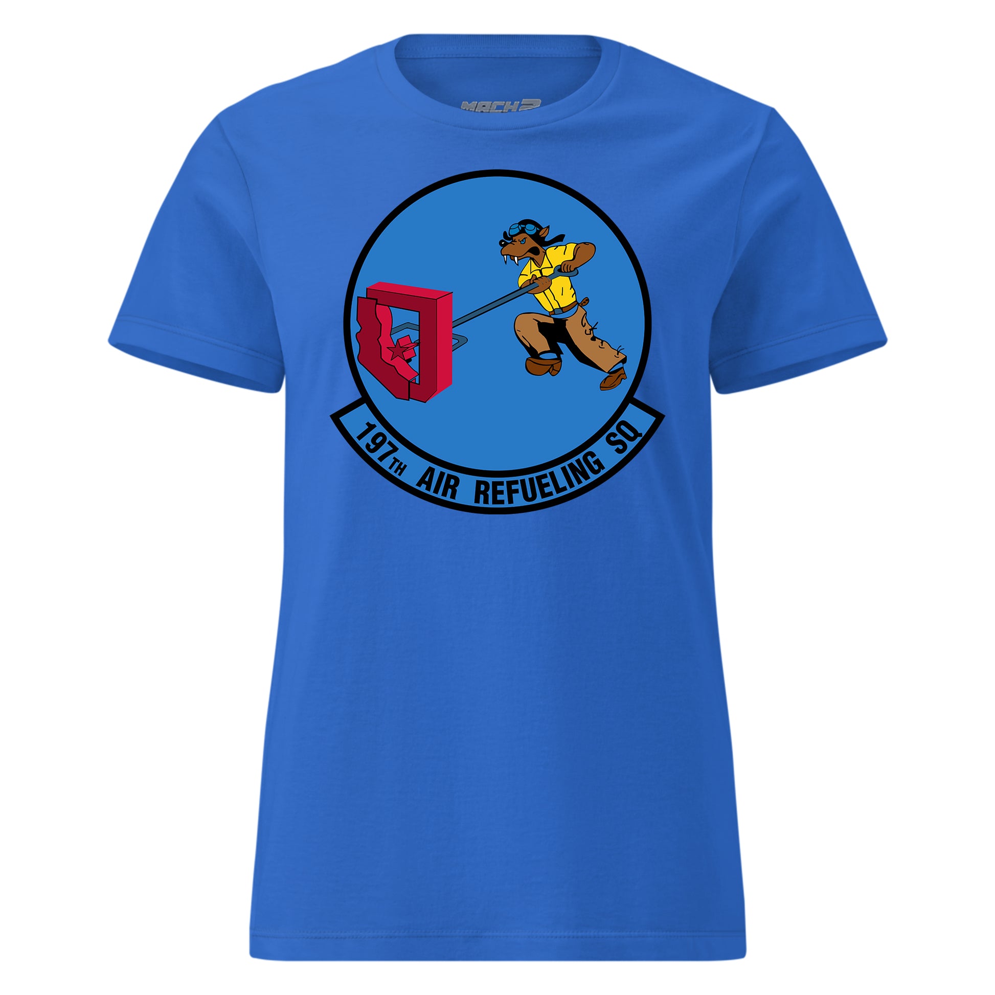 Mach2 Squadron Upload | 197TH AIR REFUELING SQUADRON | Womens | Royal | MACH-WOMENS-FRONT-ROYAL.jpg