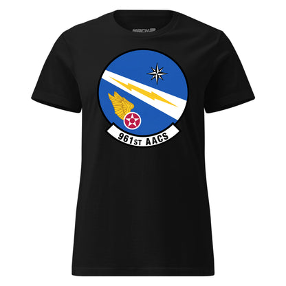 Mach2 Squadron Upload | 961ST AIRBORNE AIR CONTROL SQUADRON | Womens | Black | MACH-WOMENS-FRONT-BLACK.jpg