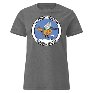 Mach2 Squadron Upload | 8TH AIRLIFT SQUADRON | Womens | Charcoal Heather | MACH-WOMENS-FRONT-CHARCOAL.jpg