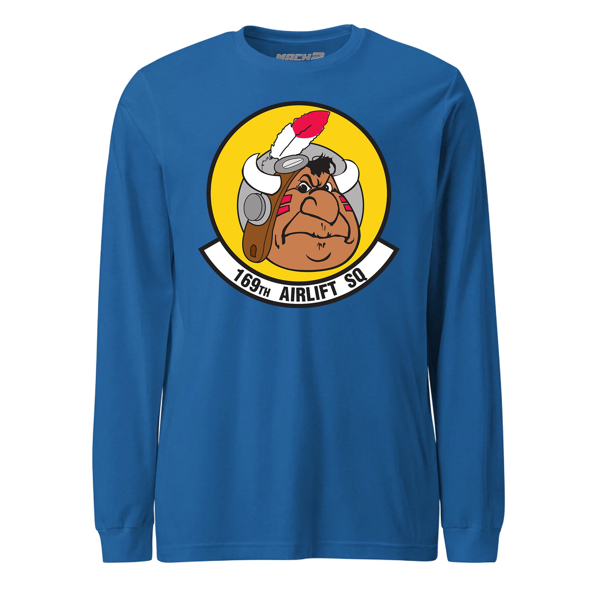 Mach2 Squadron Upload | 169TH AIRLIFT SQUADRON | Long Sleeve | Royal | MACH-LONG-SLEEVE-FRONT-ROYAL.jpg