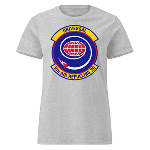 Mach2 Squadron Upload | 9TH AIR REFUELING SQUADRON | Womens | Heather Grey | MACH-WOMENS-FRONT-GREY.jpg