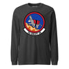 22nd Airlift Squadron Long Sleeve T-Shirt - Charcoal Heather