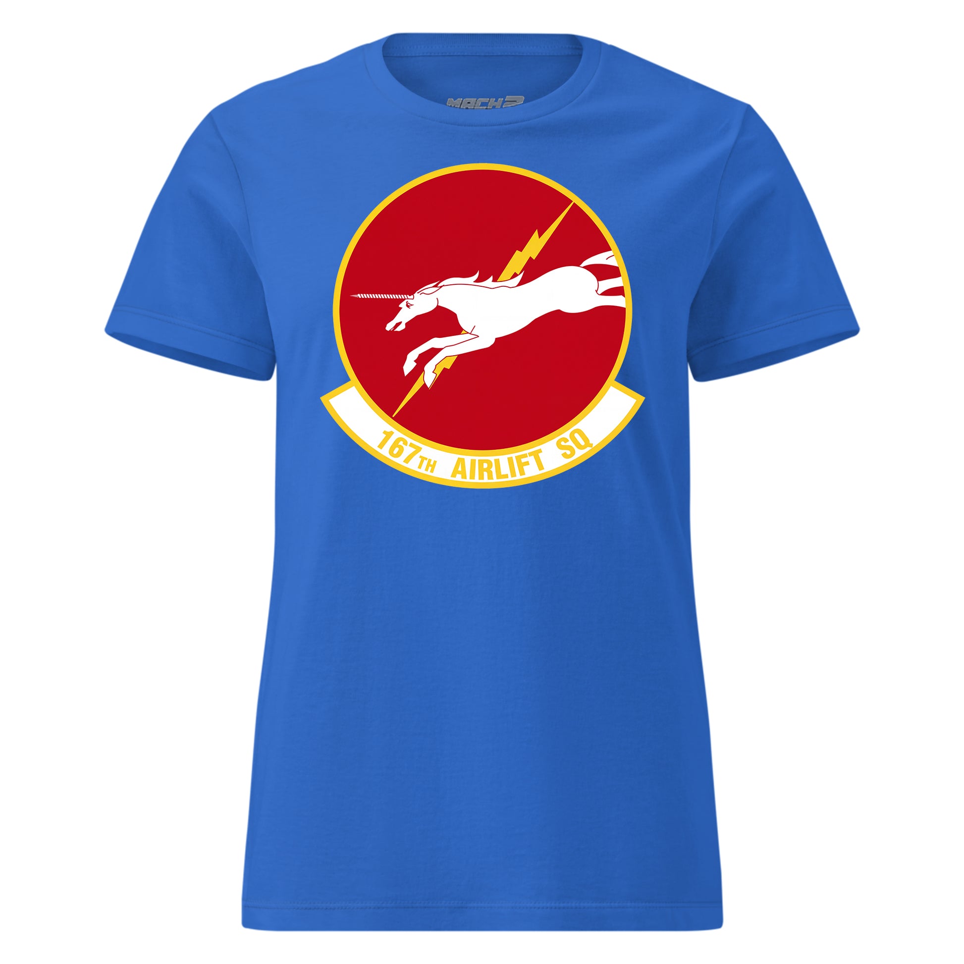Mach2 Squadron Upload | 167TH AIRLIFT SQUADRON | Womens | Royal | MACH-WOMENS-FRONT-ROYAL.jpg