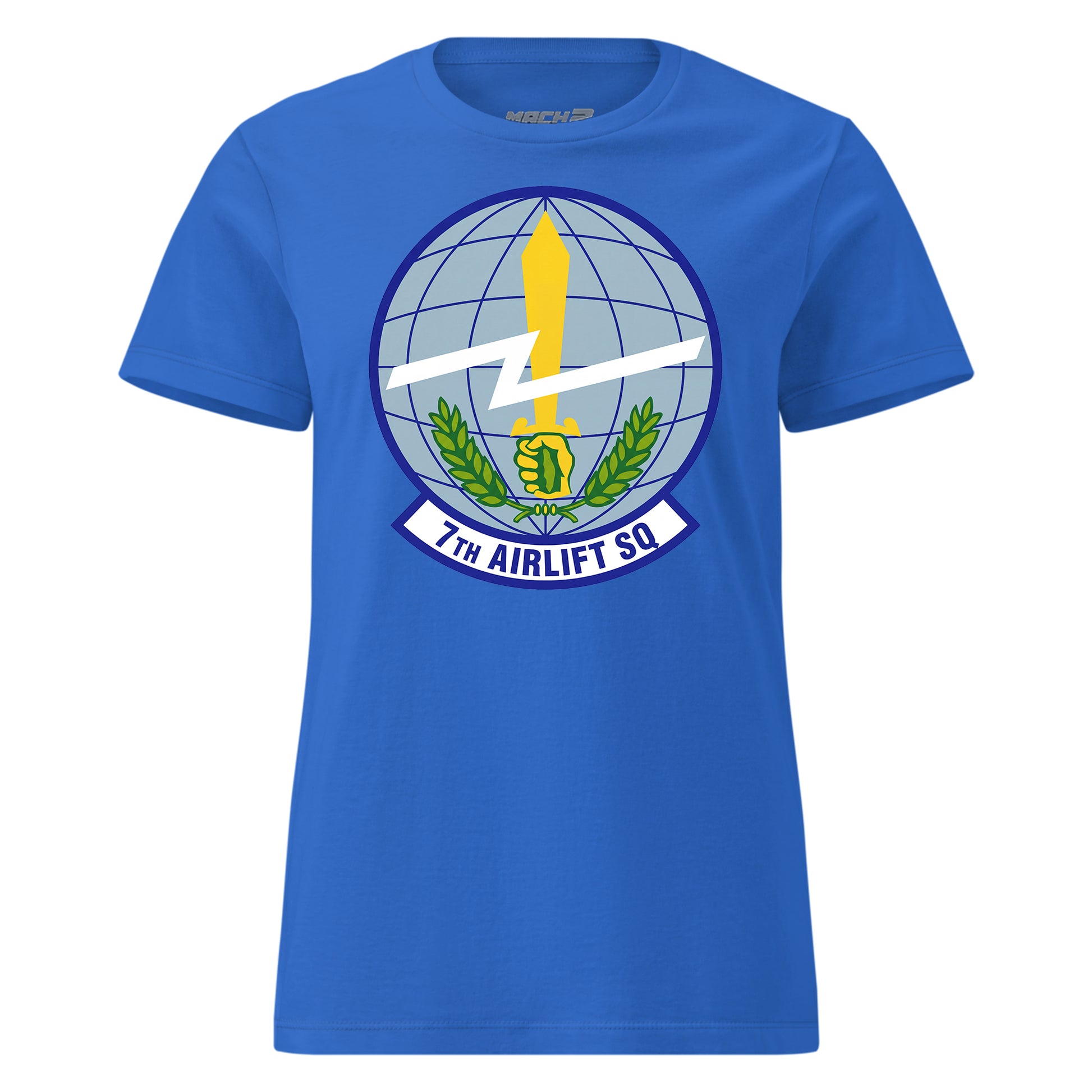 Mach2 Squadron Upload | 7TH AIRLIFT SQUADRON | Womens | Royal | MACH-WOMENS-FRONT-ROYAL.jpg