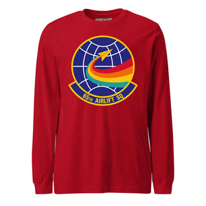 Mach2 Squadron Upload | 65TH AIRLIFT SQUADRON | Long Sleeve | Red | MACH-LONG-SLEEVE-FRONT-RED.jpg