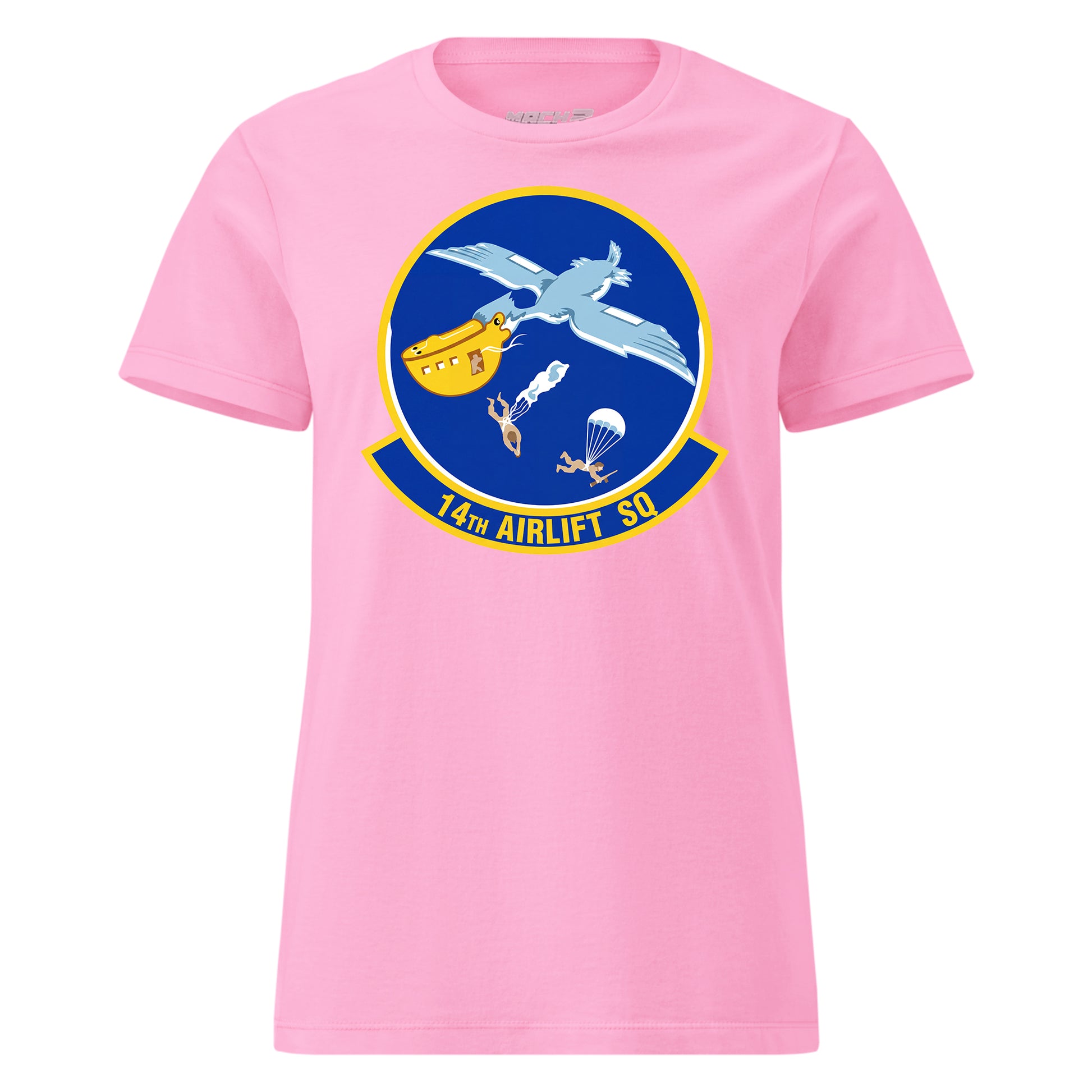 Mach2 Squadron Upload | 14TH AIRLIFT SQUADRON | Womens | Pink | MACH-WOMENS-FRONT-PINK.jpg
