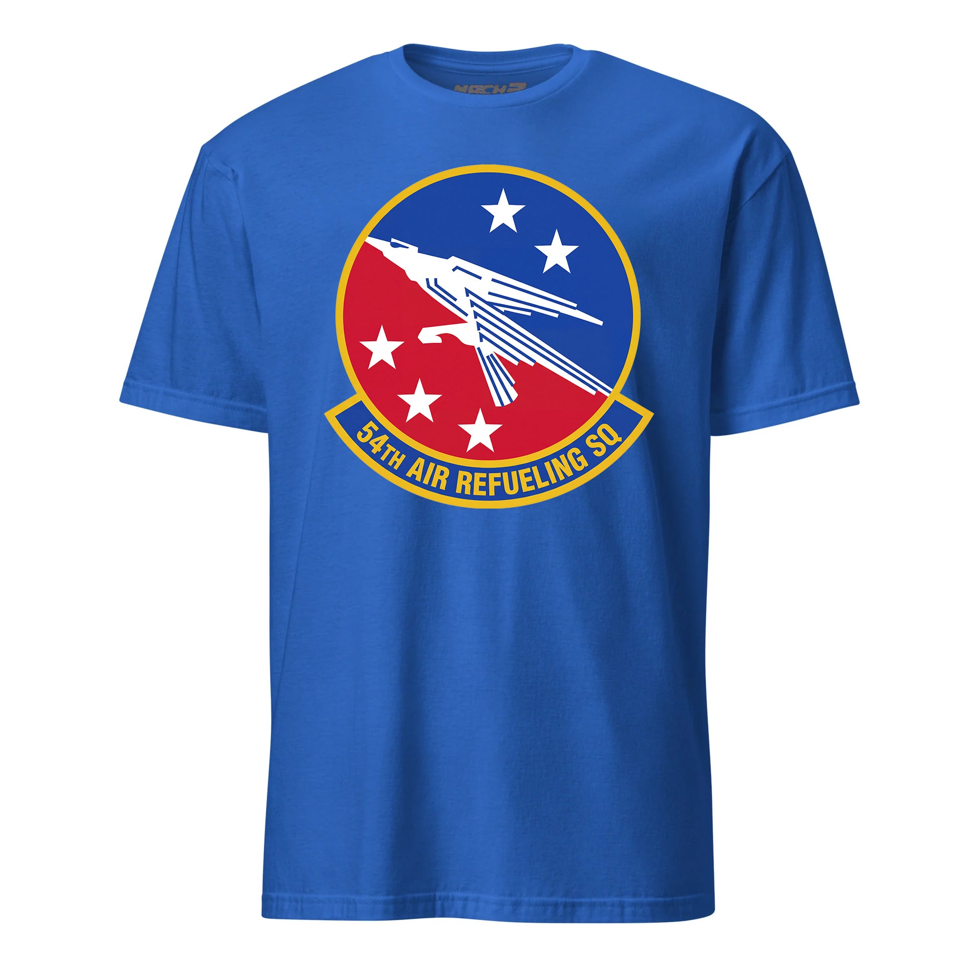 Mach2 Squadron Upload | 54TH AIR REFUELING SQUADRON | T-Shirt | Royal | MACH-SHORT-SLEEVE-FRONT-ROYAL.jpg