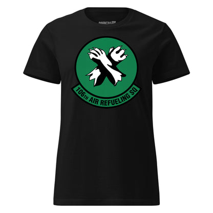 Mach2 Squadron Upload | 106TH AIR REFUELING SQUADRON | Womens | Black | MACH-WOMENS-FRONT-BLACK.jpg